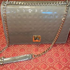 Taupe, genuine, leather, Italian bag